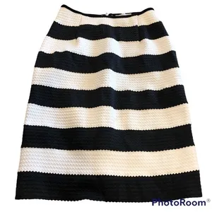 ALTAR’D STATE BLACK WHITE Business casual STRIPED SKIRT S thumbnail 2