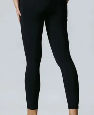 Berlook Black Natural Waisted Leggings 25” thumbnail 4