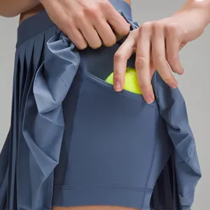 Lululemon Women’s High-Rise Pleated Tennis Skirt Skort in Oasis Blue Size 10 thumbnail 4