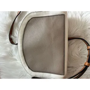 Fossil white and gray crossbody purse thumbnail 4