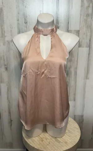 Charlotte Russe pink blouse thumbnail 1