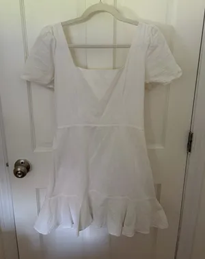 Altar'd State White Mini Dress thumbnail 1