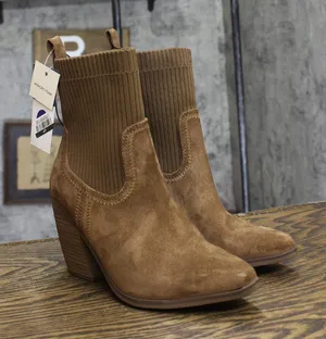 Universal Thread Womens Kinley Ankle Boots 88225769 Cognac Brown 6M thumbnail 1