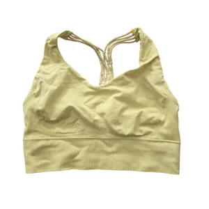 Y2K Green 90s 2000s Crisscross Macrame Retro Activewear Sports Bra‎ Top Medium thumbnail 5