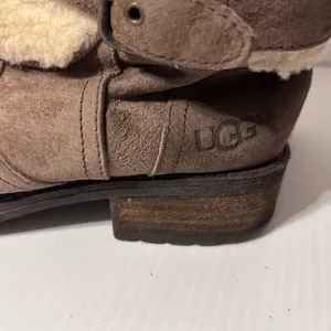 UGG SN 1006039 brown suede sheepskin-lined winter boots women size 8 thumbnail 9