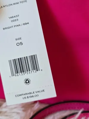 Tory Burch Hot Pink Mini Satchel with Logo Medallion thumbnail 5