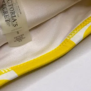 Victoria's Secret Yellow Polka Dot Bikini Bottom thumbnail 6