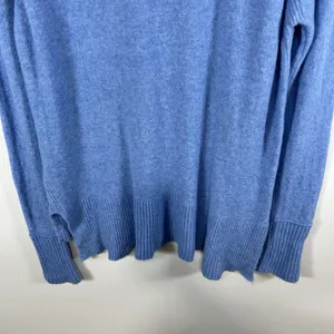 J. CREW Blue Wool Alpaca Blend‎ Turtleneck Long Sleeve Sweater Size Small thumbnail 10