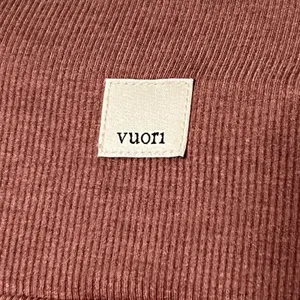 Vuori At Ease Pants Women's Sz Med Rosewood Ribbed Modal Athleisure Lounge Yoga thumbnail 8