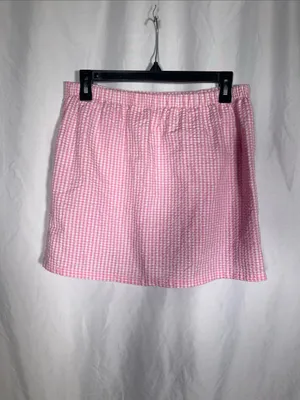No Boundaries Womens Pink Gingham Mini Skirt Small 4-6 thumbnail 3