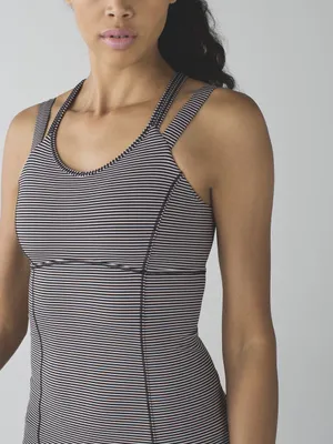 Lululemon Happy Strappy Tank Stripped yoga Pilates training activewear outdoor thumbnail 9