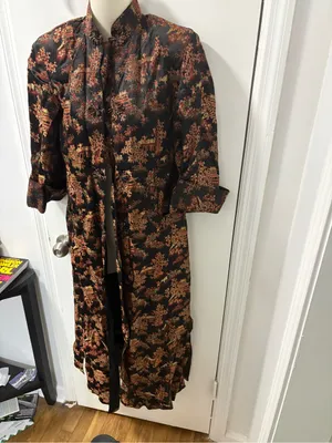 90s Shanghai duster jacket Black thumbnail 8