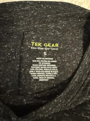 tek gear Long Sleeve Crewneck in Charcoal Heather thumbnail 4