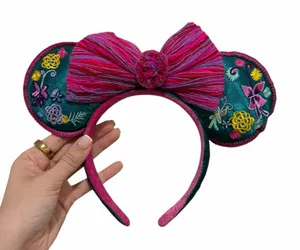 EUC! 2021 Disney Parks Encanto Magic Awaits You Minnie Mouse Ears Headband thumbnail 1