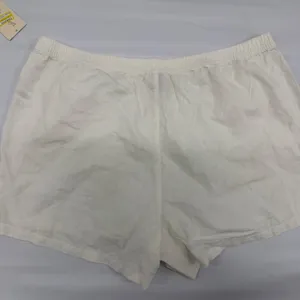 Universal Thread Womens XXL White Linen Blend Elastic Waist Patch Pocket Shorts thumbnail 6