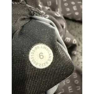 Lululemon Wunder Train High-Rise Tight 25 Logo‎ Script Black Grey Womens Size 6 thumbnail 6