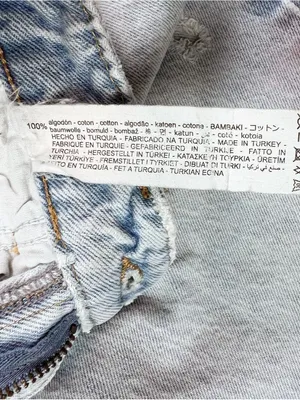 Zara Light Wash High Waisted Destructed Jeans Tapered‎ Straight Leg Size 4 thumbnail 7
