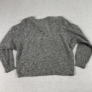 Lauren Ralph Lauren Sweater Womens Small Gray Cotton Acrylic Crew Neck Knit thumbnail 7