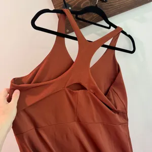 Girlfriend Collective Lola V Nwck Dress with Built-in Shorts‎ Mahogany 4XL thumbnail 4
