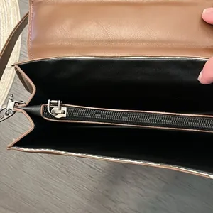 Fashion Rhombus brown‎ quilted crossbody shoulder bag thumbnail 12