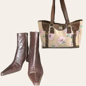 Unisa brown leather ankle boots! thumbnail 2