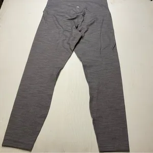 Lululemon Align Pant II 25" Mini Heathered Herringbone Black White/Black Sz 10 thumbnail 9