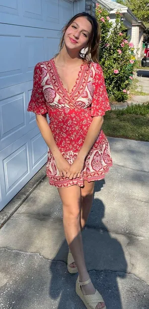 Princess Polly Red Wrap Dress thumbnail 1