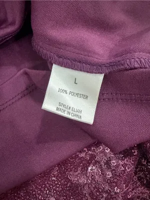 Francesca's Collections Purple Sequin Wrap Mini Dress thumbnail 10