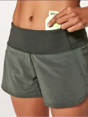 Lululemon Run Times Short II 4" Size 6 thumbnail 1