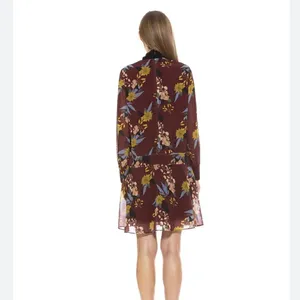 NWT Alexia Admor Kevyn Neck Tie Dress thumbnail 2