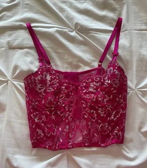 Victoria’s Secret Lace Corset Top thumbnail 1