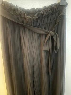 Black Pleated Pants M Size M thumbnail 2