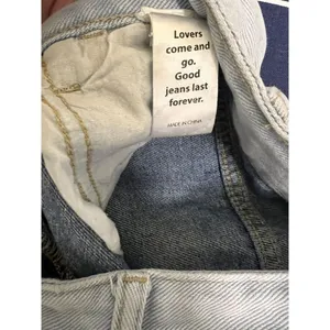 AQB Pacsun Jeans Women's Size 24 Colorblock 90s BF Cargo Carpenter‎ Contrast thumbnail 13