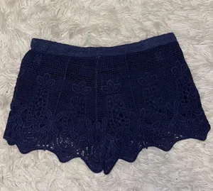 Navy lace shorts Blue Size XL thumbnail 2