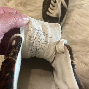 Madewell Sidewalk Low Top Leopard Print Calf Hair Sneakers thumbnail 4