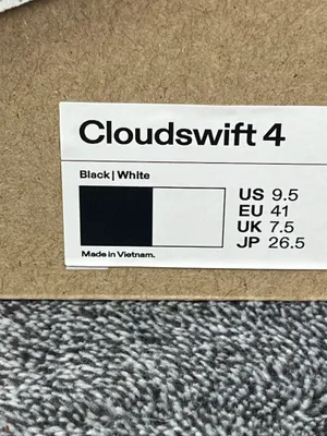 On Cloudswift 4 Black White Women’s 9.5 Running Shoes Sneakers New⁠ thumbnail 7
