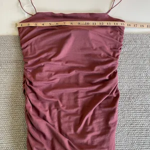 Windsor Rose Pink Drapey Rusched Bodycon Midi Dress Size Large NWT thumbnail 6