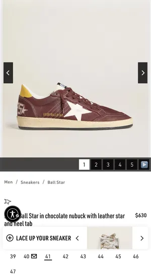Golden Goose Ball Star chocolate brown thumbnail 10