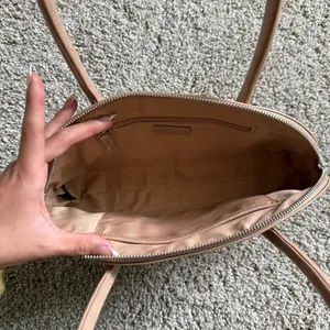 NA-KD tan brown mini bowling bag purse thumbnail 3