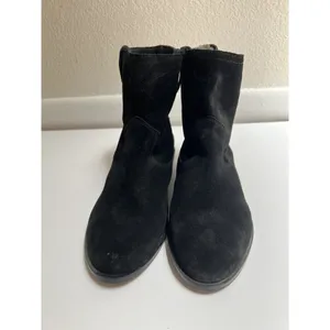 Rebecca Minkoff Black‎ Suede Western Pull On Chasidy Boot/ Booties Size 6M thumbnail 6