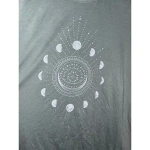 NEW Gaiam Harmony Tank Luna Sage Green Moon Phase Graphic Yoga Top Size M thumbnail 3