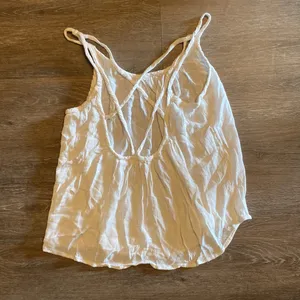 Roxy White Strappy Crossback Tank Top Size M thumbnail 2