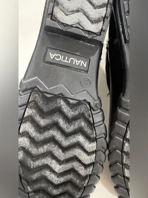 Nautica Black Quilted Short Rain Boots thumbnail 9