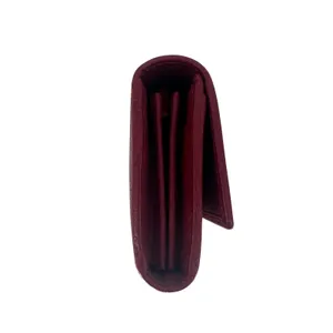 Gucci GG Marmont Continental‎ Wallet Hibiscus Red Pebbled Leather Wallet thumbnail 14