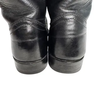 Justin Black Leather Western Boots Size 5.5 thumbnail 4