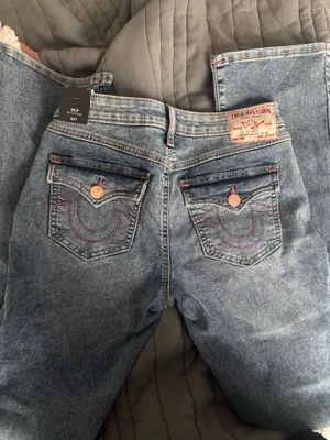 True Religion Jeans Pink Low Rise thumbnail 1