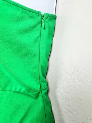 Superdown Green One-Shoulder Cutout Bodycon Mini Dress Size Small thumbnail 6