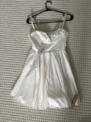 Reformation Dress White Mini thumbnail 1