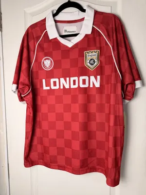 No Boundaries Red Soccer Jersey with White Accents thumbnail 1