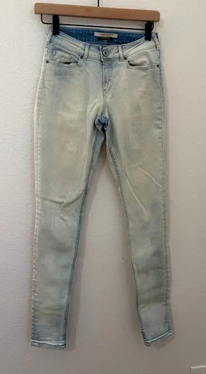 Maison Scotch Sunseeker Skinny Jeans Womens Size 26 Light Wash Denim Pants thumbnail 1